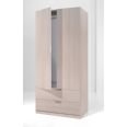 ARMARIO 2PUERTAS+2CAJON.ROBLE FORES 180X98X52 00X222R